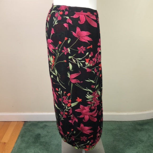 Style & Co Collection Vintage Reversible Midi Skirt Faux Wrap - Picture 6 of 7